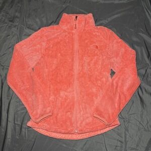 The North Face Osito 2 Teddy Fleece Full Zip Jacket Pink Coral Women's Size S